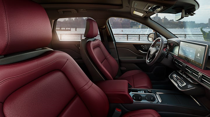 The available Perfect Position front seats in the 2024 Lincoln Corsair® SUV are shown. | Lincoln Demo 4 in Wooster OH
